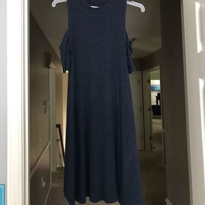 Off the Shoulders blue Dress